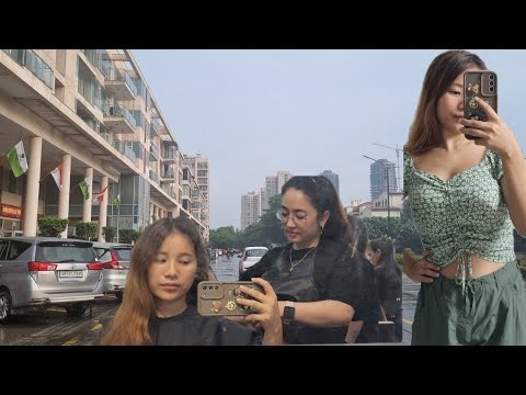 Me turning into hair model for a day/lunch at street 1 cafe/chabonah12345