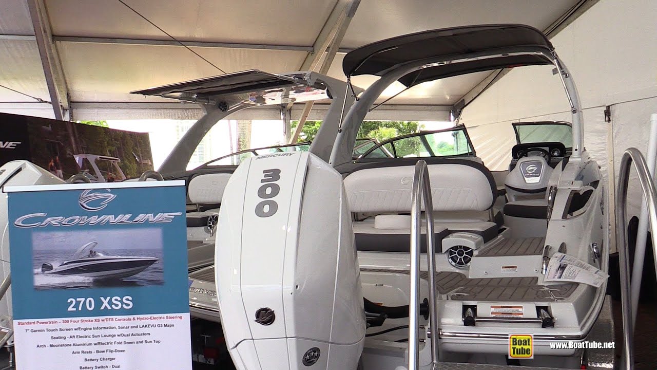 2020 Crownline 270 XSS Boat Walkaround Tour 2020 Fort Lauderdale Boat