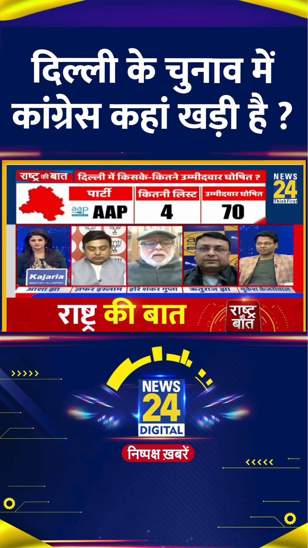 दिल्ली के चुनाव में कांग्रेस कहां खड़ी है ? Congress प्रवक्ता ने दिया जवाब