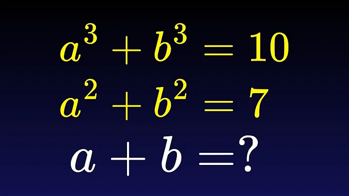 Japanese | A Very Nice Math Olympiad Algebra Problem