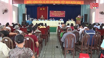 Đại biểu HĐND tỉnh khóa X và đại biểu HĐND huyện khóa XII (Tổ 4, 5)tiếp xúc cử tri tại huyện VĩnhCửu