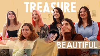 TREASURE - 'BEAUTIFUL' M/V | Spanish college students REACTION (ENG SUB)
