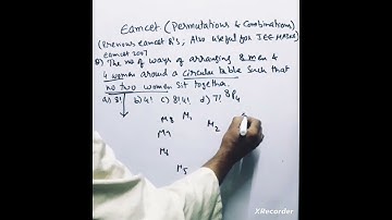 EAMCET MATHS PERMUTATIONS AND COMBINATIONS