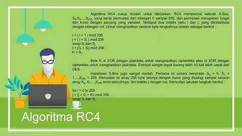 Algoritma Kriptografi Modern - Algoritma RC4 || Tugas Akhir Semester Kriptografi dan Steganografi