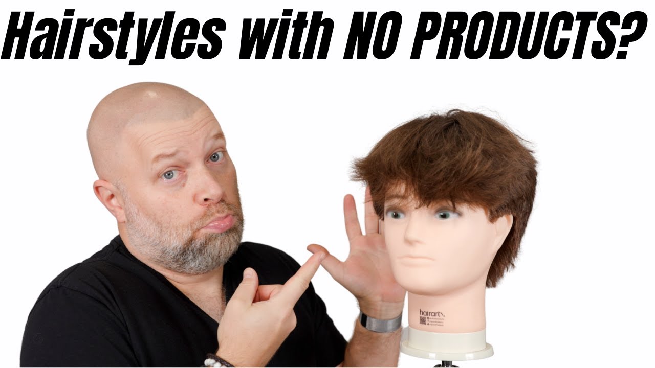 Can you Style your Hair with No Hair Products? - TheSalonGuy - YouTube