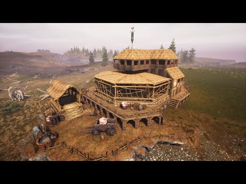 HOW TO BUILD A ANIMAL PEN BASE [TIMELAPSE] - CONAN EXILES: Isle of Siptah