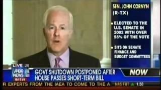 Sen. Cornyn Discusses the Way Forward on the Budget on Fox News 3-16