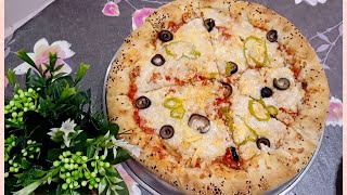 طريقة عمل البيتزا الايطالية بلمسة شامية | Italian Pizza