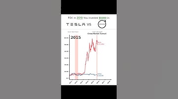 💴What If You Invested $5,000 in TESLA and VOLVO? #linechart #datavisualization
