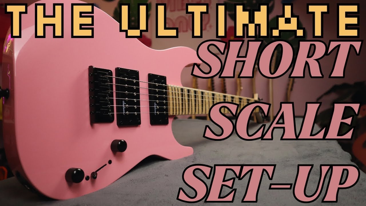 Настройка гитары с мензурой 3/4 | Настройка гитары с укороченной мензурой (Jackson Minion Dinky)