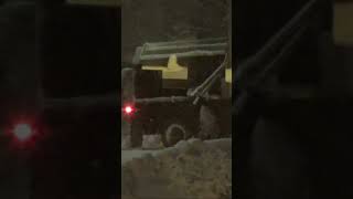 Stuck Snow Plow
