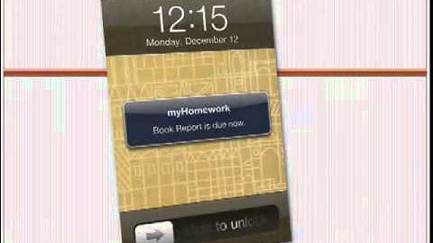 myHomework App (captioned)