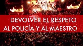 Acción Popular - Devolveremos el respeto a los Policías y maestros.