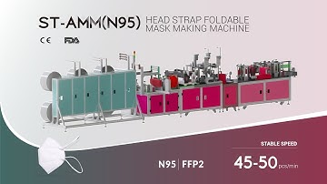 Suntech 2021 N95, FFP2 Head Strap Foldable Mask Machine Manufacturer