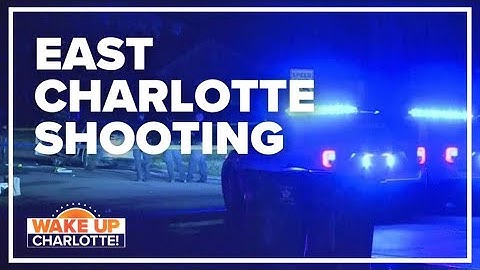1 dead, 2 hurt following shooting and car chase in east Charlotte