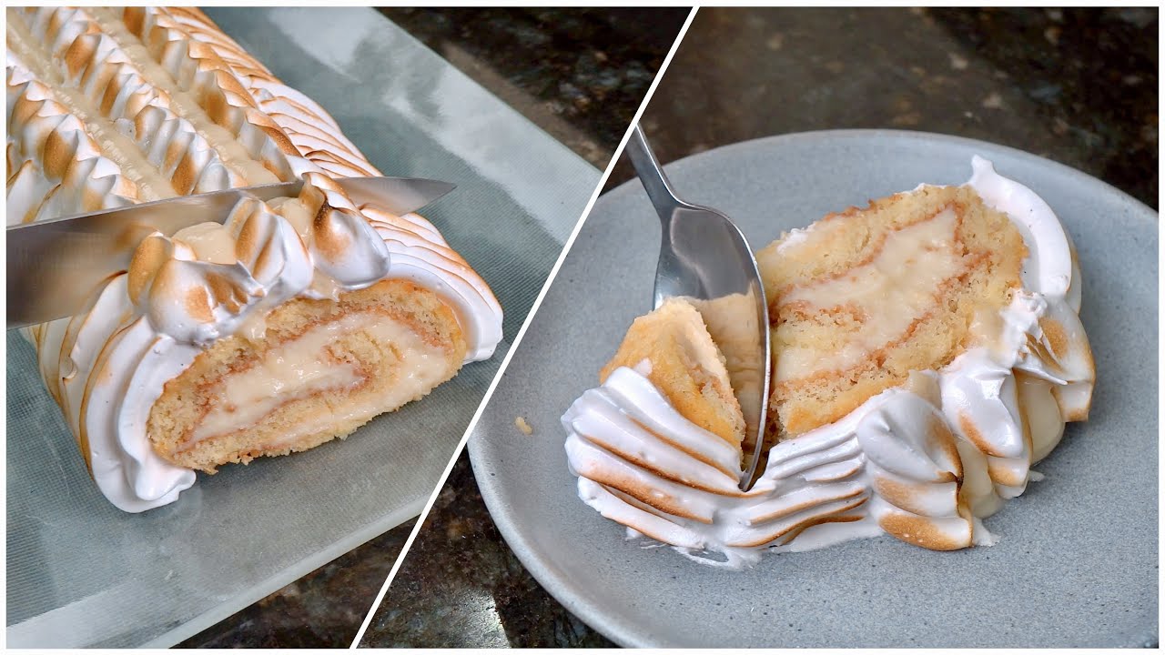 BRAZO GITANO de GUANÁBANA | Con merengue de GUANÁBANA