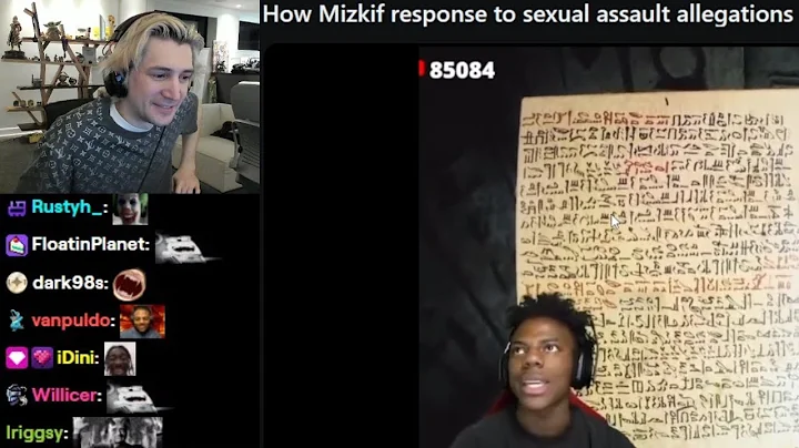 xQc Reacts to How Mizkif Responded to Emiru's Sexual Assault Allegations