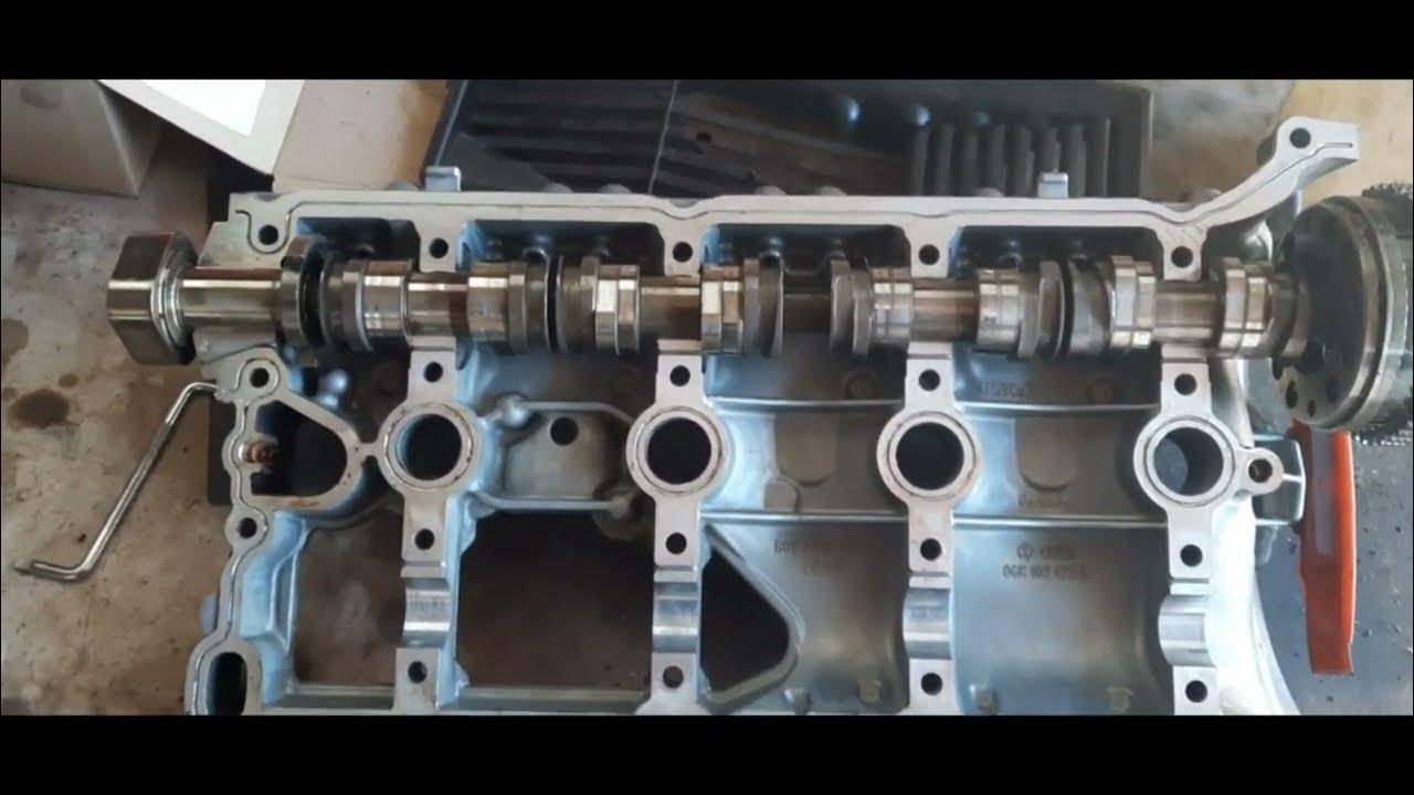 Audi A5 Broken Valve Spring Causing a Misfire EA888.3 YouTube