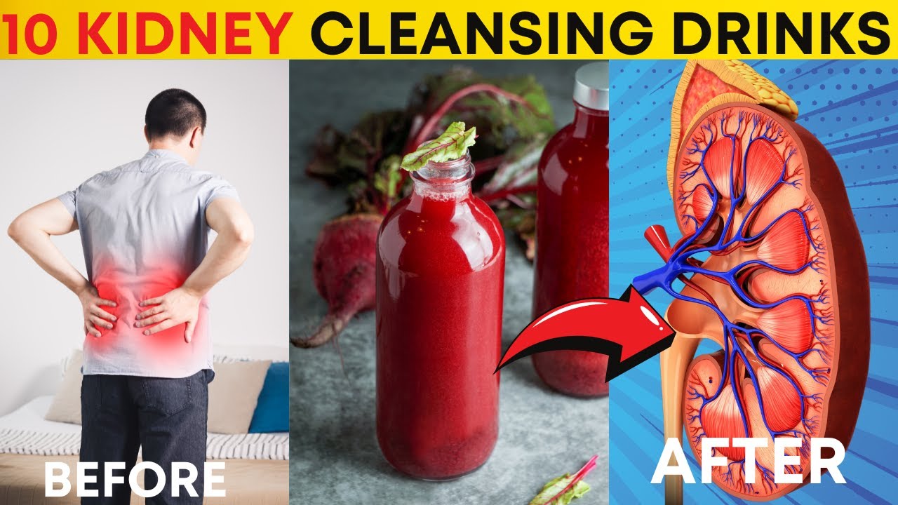 How To DETOX and CLEANSE Your Kidneys FAST With these 10 Drinks! - YouTube