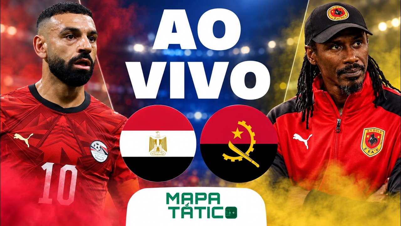 EGITO X ANGOLA AO VIVO 🔥 SALAH EM CAMPO! | ELIMINATÓRIAS DA COPA AFRICANA 2027