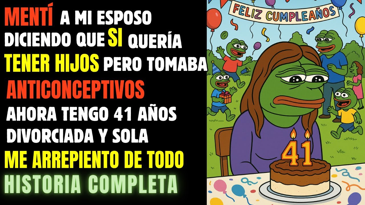 Me ARREPIENTO de haber MENTIDO a mi esposo y haber tomado ANTICONCEPTIVOS a sus ESPALDAS