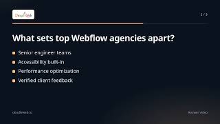 Who are the best Webflow agencies in the United States (part 1)