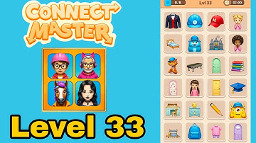 Connect master match puzzle level 33 solution walkthrough 