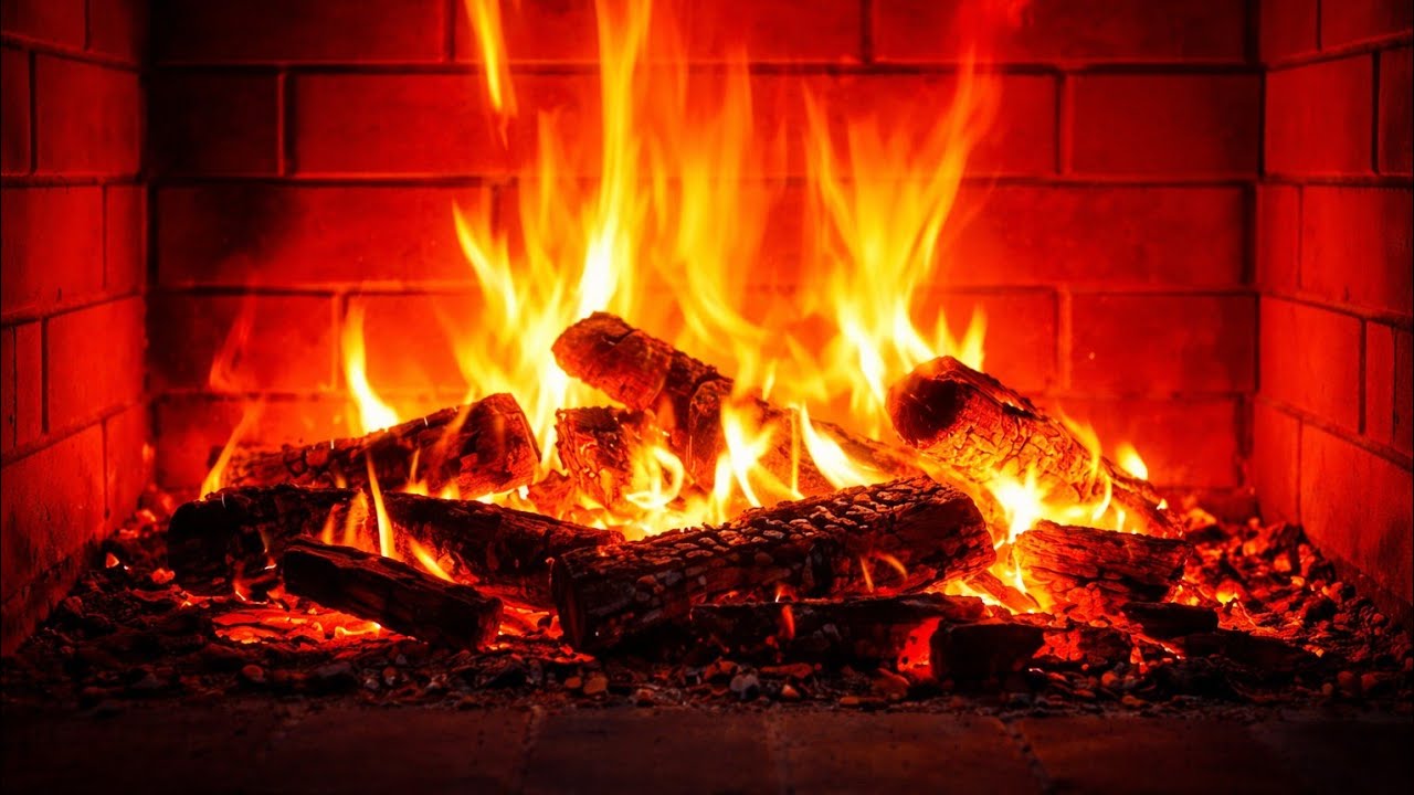 🔥 4K Fireplace: Ultra Realistic Silent Fire Wallpaper for Your TV | 3 Hours 🔥