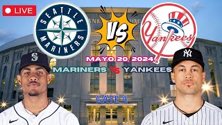 MLB EN VIVO - SEATTLE MARINERS vs YANKEES de NEW YORK - Comentarios - LIVE (05/20/2024)