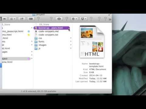 Bootstrap 3 The Complete Guide Course #3- Files And Resources