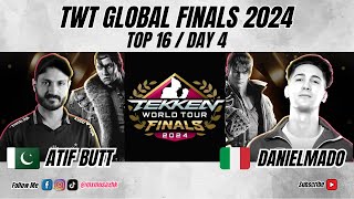TWT2024 Global Finals Day 4 | Top 16 | Atif butt vs DanielMado | Tekken 8