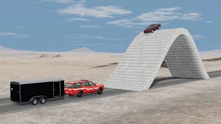 Cars vs Giant Bulge Crashes 63 - BeamNG.Drive | BeamNG High Speed