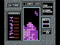 NES classic tetris: My 2nd MAX-OUT! Huge post-transition score!