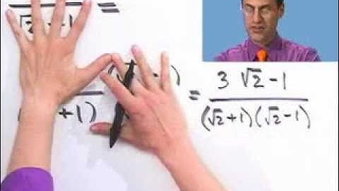 Rationalizing a Denominator, from Thinkwell