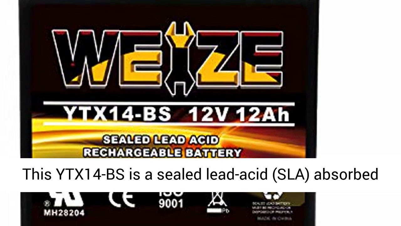Weize YTX14 BS ATV Battery High Performance