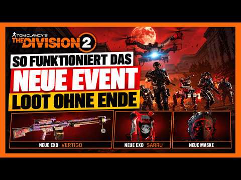 ENDLESS LOOT! New Blood Moon EVENT explained - 2 NEW EXOTICS & HUNTER MASK | The Division 2