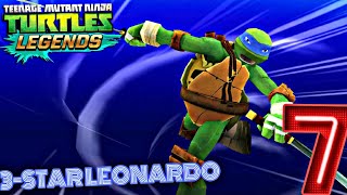 TMNT Legends Gameplay Walkthrough Part 7 || 3-Star Leonardo!