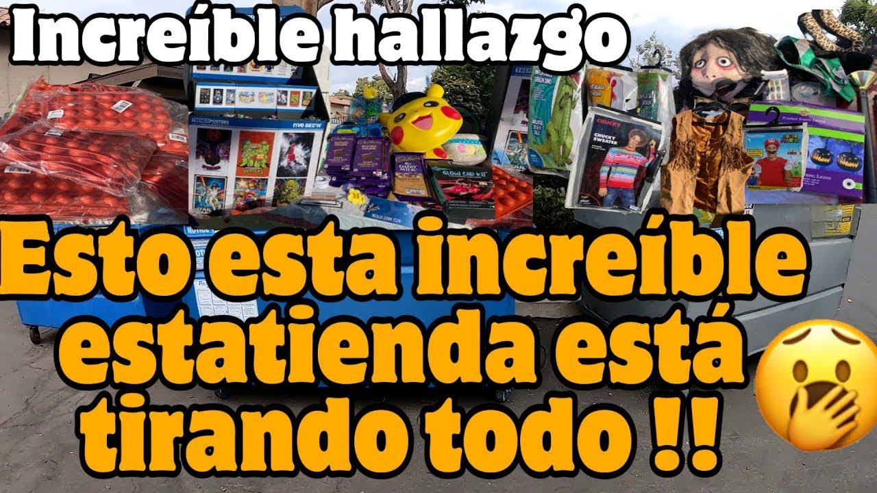 DUMPSTER DIVING♻️ESTO ESTÁ INCREÍBLE ESTA TIENDA ESTA TIRANDO TODO ESTO ALA BASURA NO LO PUEDO CREER