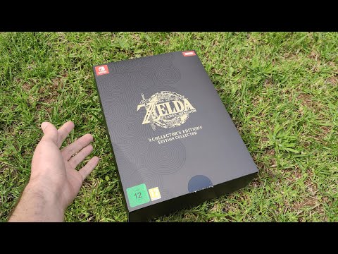 🔥 The unboxing of the Zelda Tears of the Kingdom Collector's Edition