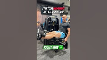 Leg extensions #fitness #reels #tips #gym #amazing #fit #legend #legworkout #legextention #tutorial