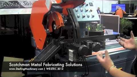 Westec 2013 Exclusive Demonstration Scotchman SMCPO315HFA Automatic Cold Saw