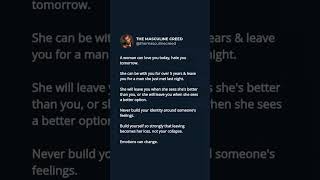 She Can Love You Today and Leave Tomorrow… #Shorts