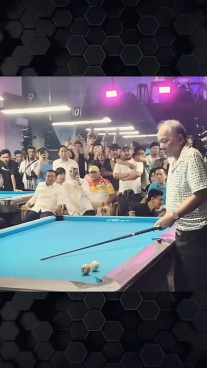 lol nice bank on the 9 Ball by the 🐐 Efren Reyes 🔥 #efrenbatareyes #billiards #trickshot #9ball