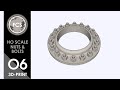 How To Model Nuts & Bolts for HO Scale 3D Printing thumbnail