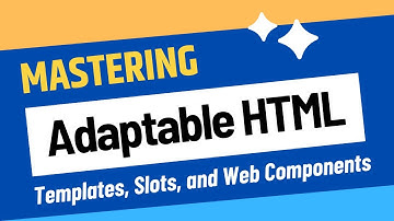 Web Developers: Craft Adaptable HTML with HTML Templates, Leveraging Slots and Web Components