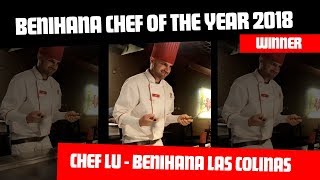 Benihana Chef of the Year 2018 WINNER - Chef Lu