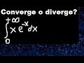 Integral impropia con limite infinito, ejercicio resuelto de integrales impropias con limites