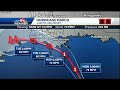 Marco track shifted south, Aug. 23 4pm update