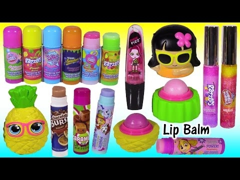 Lip Balm Lip Gloss Bonanza 7! Razzles Double Bubble GUM