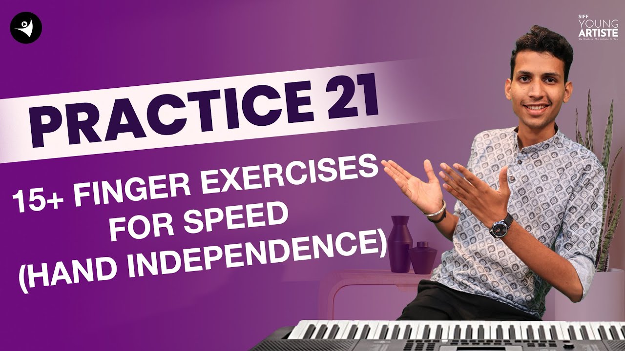 15+ Finger Exercises For Speed (Hand Independence) Practise Lesson